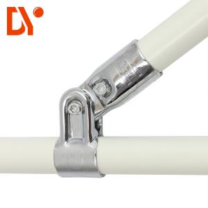 China Lean Tube Chromed Metal Pipe Fittings Bright Color Corrosion Resistance wholesale