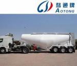 Air Suspension 60T Low Density Bulk Cement/Powder Material Transport Tanker Semi