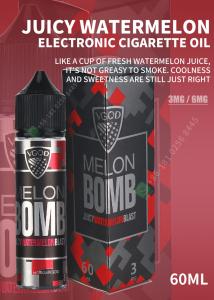 China VGOD Vape Juice E-Liquid BOMB Vaping E Cigarette Oil Melon Flavor OEM FDA wholesale