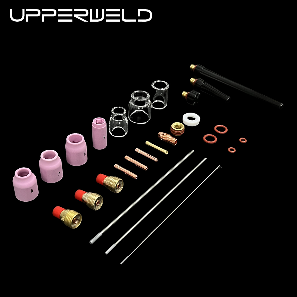 35PCS TIG Welding Torch Accessories for TIG 13N and 53N Ceramic Nozzle TIG Spare Parts