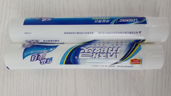 210g large Diameter Toothpaste Tube Plastic laminated Packaging with Transparent