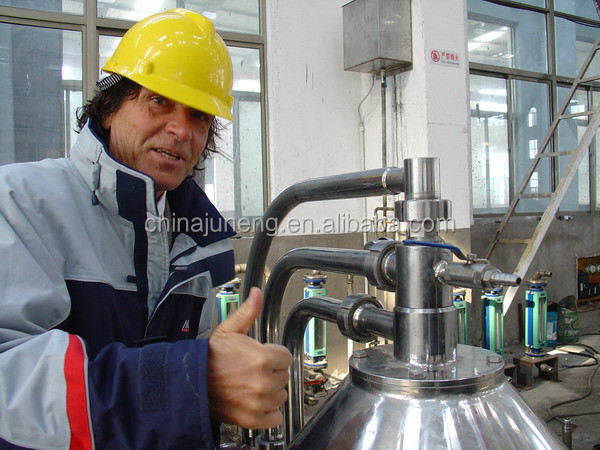 Stainless Steel Centrifugal Separator with 3000L/h Capacity and Automatic Discharge for Marine Oil Clarification