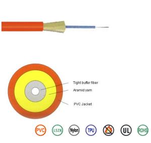 China Flame Retardant Single Mode Fiber Optic Cable G652D For Data Communication wholesale