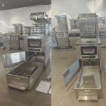 PFG-5910 8 Head 55L 220V Gas Chicken Pressure Fryer Manufacturer
