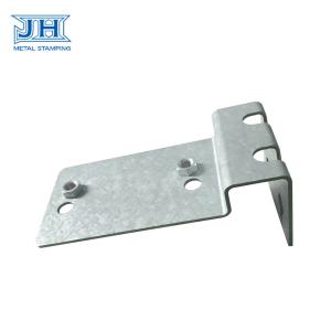 China Galvanized Sheet Metal Custom Stamping Parts Elevator Bracket with Nut wholesale
