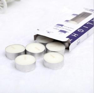 China WHITE CANDLE ROUND CANDLE 23G TEALIGHT CNALDES 50PIECES PER CARTON wholesale