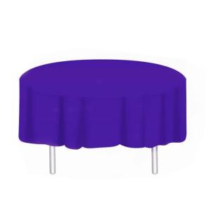 China Best-selling Custom Printing PEVA Plastic Round Table Cloth For Dinning wholesale