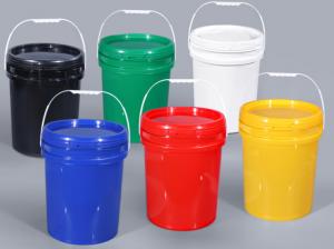 China White Handle Available Plastic Container Drum wholesale