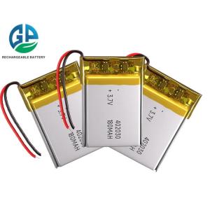 China Rechargeable 3.7 V Lipo Battery 180mah 402030 Kc Un38.3 Certified wholesale