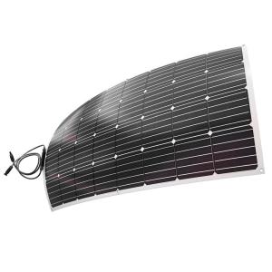 China Flexible Monocrystalline Bendable Solar Panel module transparent Marine Boat 175w 18v 12v Lightweight Waterproof wholesale