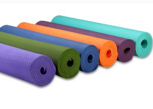 China Cool Sport Yoga Mat Sticky High Performance Grip Unique Textures Design wholesale