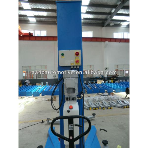 hydraulic single cylinder car lifting device