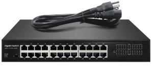 China Unmanaged Ethernet 24 Port POE Switch , 24 Ports Full Gigabit Switch wholesale