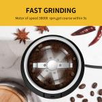 150W Commercial Electric Coffee Grinder 60g Capacity , 304 Stainless Steel Spice