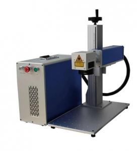 China Portable 30W Mini Fiber Laser Marker Machine For Metal Engraver wholesale
