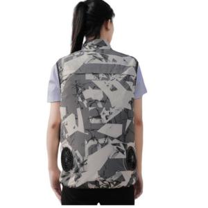 China zipper closure Wearable Air Conditioner Vest Short Sleeve Standard collar wholesale