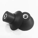 Abrasion Resistance Round Black Rubber Feet Pads for Enhanced Durability