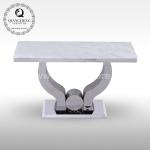 Living Room 65kg European Style Console Table 160cm Stainless Steel Frame