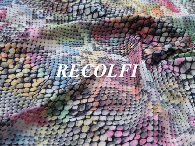 Recycled Poly Bra Top Legging Material Fabric Inkjet Digital Printed