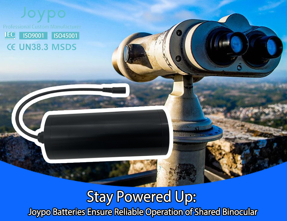 Joypo Shared Binocular Rechargeable Lithium Cylindrical Battery Pack 3.7V 30Ah
