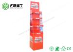 Retail Store Foldable Paper Display Racks POP Free Standing Floor Display Stand