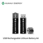 Cylindrical Portable USB Battery 1000 Times Cycle Life 1.5V