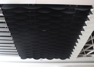 China Architectural Decorating Curling Aluminium Baffle Ceiling False Suspended Strip Blade Ceilingfor Airport wholesale