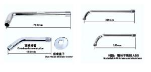 China Long Stainless Steel Flexible Shower Head Extension Pipe Room Temperature With Bubble Bag on sale