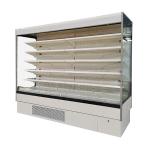 Custom Supermarket Open Air Curtain Display Cabinets