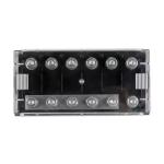 Heavy Duty Marine 6 Way MEGA Fuse Block Holder with Busbar 200A 250A