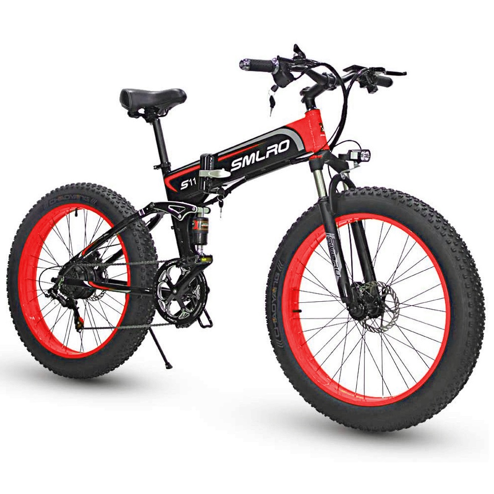 1000W Motor 14AH S/\MSUNG Lithium Battery E-Bike 26x4.0 inch Fat Tire Folding E-Bike Electric Bike Drop Shipping Available