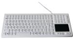 EN55022 122 Keys Silicone Medical Keyboard ROHS IP68 Waterproof