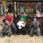 Hansel amusement park battery operated plush electrical animals toy car