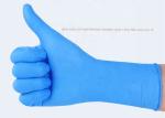 Milk White Nitrile Non Sterile Gloves , Disposable Examination Latex Gloves