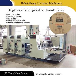China Automatic High Speed Flexo Printing Machine For Corrugated Carton wholesale