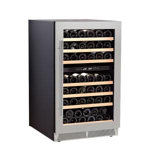 China Electric Refrigerator Dual Zone Free Standing Red Wine Cellar Compressor Wine Refrigerator Cooler wholesale