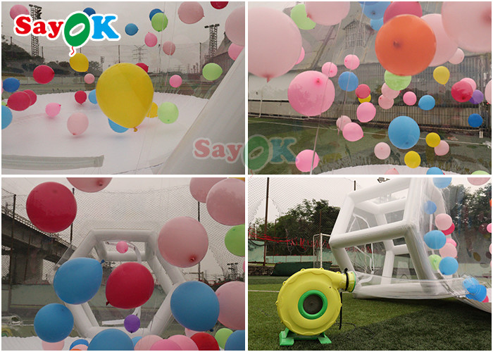 Kids Bubble Bouncy Inflatable Air Tent Balloon Clear Domes Tent