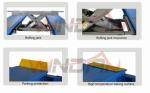 220v / 380v Alignment 4 Post Car Lifts With Rolling Jack , CE Approval