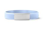 Blank Custom Silicone Bracelets Latex Free Color Optional For Infant / Baby
