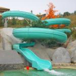 Colorful Open Body Amusement Park Water Slide Swirly Water Slide Anti UV