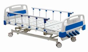 China Temporary Manual Hospital Bed Equipment With Four Revolving Crank 700 mm Height wholesale
