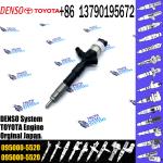 High Quality diesel fuel injector 095000-5520 For TOYOTA HILUX 2KD-FTV 23670