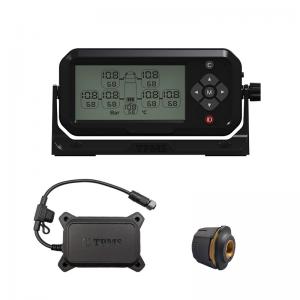 China Toggle Switches TPMS Solutions RS232 Signal LCD Display Truck TPMS For 2-22 Wheeels wholesale