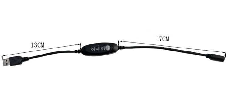 Multifunction Male Female Cable Pure Copper Braid Shielding 13cm