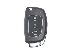 China Chip 4D60 80BIT Hyundai Flip Remote Key Fob 3 Button 433 Mhz wholesale