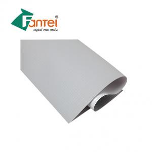 China 13oz 500DX500D Outdoor PVC Banner Grey Back Digital Printing Banner wholesale