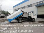 Chang’an 4*2 LHD mini hook lifter garbage truck for sale,best price and high