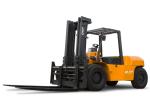 JAC 10 Ton Diesel Forklift , Large Capacity Counterbalance Forklifts , Heavy