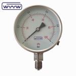 use no oil stainless steel ammonia pressure meter