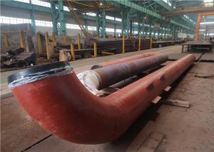 China OEM Large Diameter Carbon Steel Boiler Manifold Headers With Red Painting wholesale